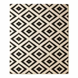 Krémovo-čierny koberec Hansa Home Hamla Diamond, 160 x 230 cm  Rozbalené