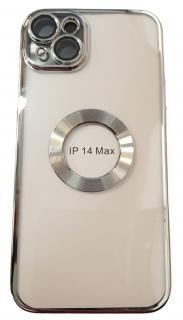 Kryt na mobil Iphone 14 Max, rôzne farby Farba: stříbrná