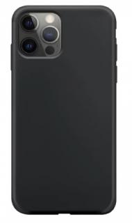 Kryt XQISIT - Slikónové púzdro pre iPhone 12/12 Pro - čierna  Rozbalené
