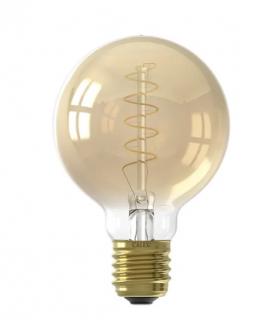 Led žiarovka - Globe G80 LED lampa 4W - Zlatá