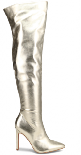 MIGATO Zlaté kožečky nad kolená ST2000-L18 Veľkosť OBUV: 37