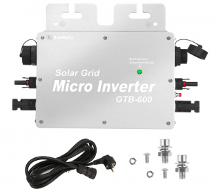 Mikro invertor BreeRainz Solar Grid-Tie 600 W  Rozbalené, vada