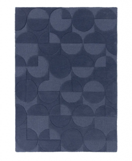 Modrý vlnený koberec Flair Rugs Gigi, 200 x 290 cm  Rozbalené