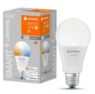 Múdra kvalitná LED žiarovka E27 14W, nastaviteľná biela  Rozbalené