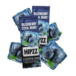 Ochutené aromakarty, HIPZZ, na dochutenie tabaku a cigariet, Blueberry Cool Mint, 20 ks