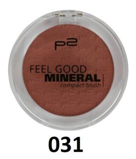p2 Cosmetics / Feel Good Mineral Compact Blush / Tvárenka Varianta: 031 dreamy berry