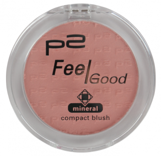 p2 Cosmetics / Feel Good Mineral Compact Blush / Tvárenka Varianta: 032 softly pink