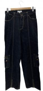 Pánske džínsy, WESTERN, čierne s veľkými vreckami Veľkosť KONFEKCIA: 33/31