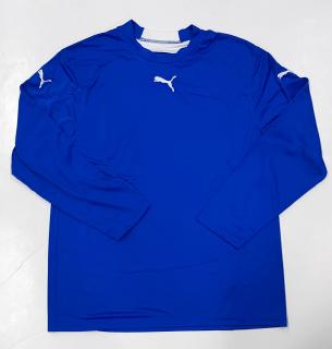 Pánske športové tričko Puma modré - dlhý rukáv 700275 06 Veľkosť XS-XXL: M