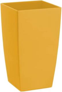 Plastový obal na kvetináč 26 cm - žltý