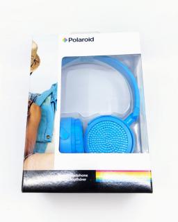Polaroid náhlavné slúchadlá s kamienkami Farba: Modrá