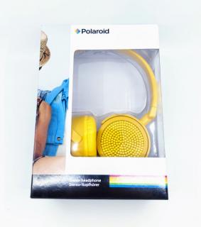 Polaroid náhlavné slúchadlá s kamienkami Farba: Žlutá