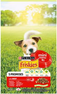 Purina Friskies pes Mini Menu s hovädzím & obilninami 1,5 kg