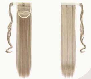 S-noilite® príčesok do copu, rovné predĺženie vlasov 58 cm, sandblond & bleichblond