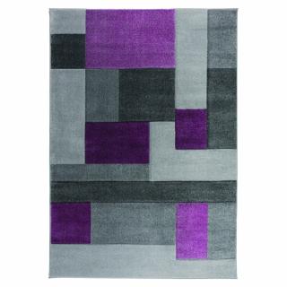 Šedo-fialový koberec Flair Rugs Cosmos, 80 x 150 cm  Rozbalené