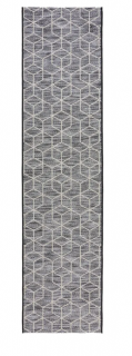 Šedý vonkajší koberec behúň 230x60 cm Napoli - Flair Rugs  Rozbalené