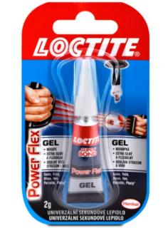 Sekundové gélové lepidlo Loctite Power flex, 2 g