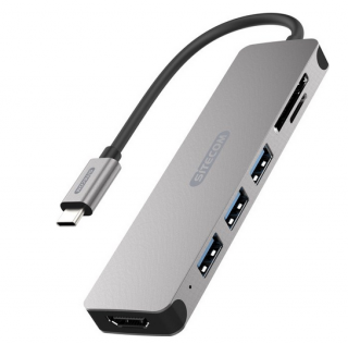 Sitecom - USB-C na HDMI/USB Hub a čítačka kariet SD a MicroSD  Rozbalené