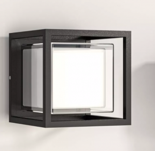 Smartwares LED vonkajšie svietidlo Cubic hliník tvar kocky
