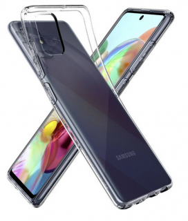 Spigen Liquid Crystal obal Samsung Galaxy A71 číra  Rozbalené