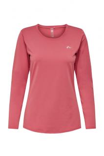 Športové tričko ONPCLARISA ružové, dlhý rukáv Veľkosť XS-XXL: XS