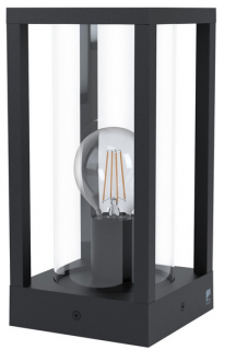 Stojanová lampa EGLO Cascinetta Na vonkajšie použitie - E27 (mimo) - 30,5 cm - IP44 - Čierna  Rozbalené
