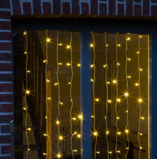 Svetelný záves - 120 LED  Rozbalené