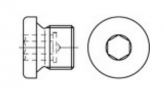 TOOLCRAFT 112744 záverné skrutky 50 ks