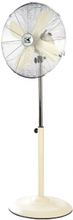 Ventilátor RETRO kovový stojanový KALORIK VT 1020, 40cm, 50W, slonová kosť  Rozbalené