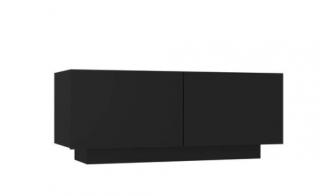 vidaXL TV stolík čierny 100 x 35 x 40 cm drevotrieska  Rozbalené