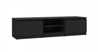 vidaXL TV stolík čierny 140 x 40 x 35,5 cm drevotrieska  Rozbalené