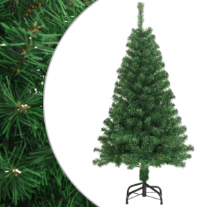 vidaXL Umelý vianočný stromček s hustými vetvami zelený 150 cm PVC  Rozbalené