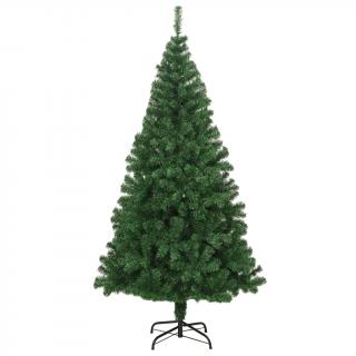 vidaXL Umelý vianočný stromček s hustými vetvami zelený 180 cm PVC  Rozbalené