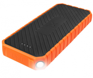 Xtorm / Powerbanka 20 000 mAh - 30W vonkajšia powerbanka - Vodotesná s baterkou - Quick Charge 3.0 - Čierna/Oranžová  Rozbalené