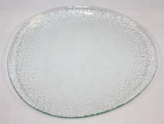 Dekorační skleněný talíř , vel. L