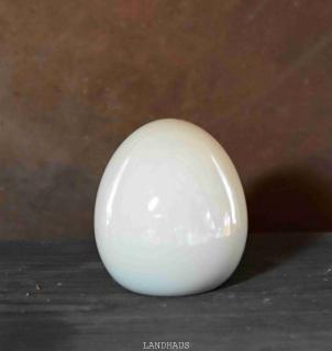 Keramické vejce velké, smetanové