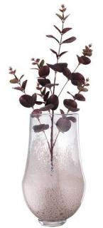 Velká skleněná váza , růžová
