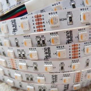 LED Strip - RGBW (LED pásy majú vďaka samolepiacemu povrchu široké využite v domácnosti, v baroch, v reštauráciách aj televíznych štúdiách. )