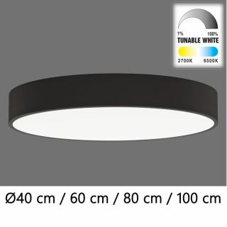 ACB Isia 40 LED BLACK P345343NTWRC (TunableW Remote C) (Moderné španielske stropné LED svietidlo ACB Isia.)