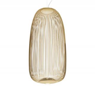 FOSCARINI Spokes 1 LED sospensione GOLD FN2640071DR1_71 Dimmable (Moderné závesné talianske LED svietidlo.)