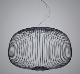 FOSCARINI Spokes 3 LED sospensione GRAPHITE FN2640073D_22 Dimmable (Moderné závesné talianske LED svietidlo.)