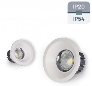 KOHL Lighting luxo dara K50300.01.RF.WH-WH.40.ST.8.30 (Bodové zápustné LED svietidlo.)