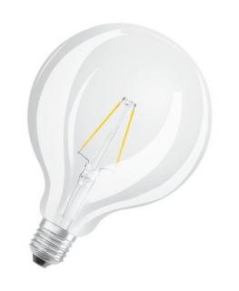 LEDVANCE OSRAM CLASSIC SPECIAL LED RETROFIT číra E27 2,5W 2700K GLOBE125 (OSRAM LED žiarovka.)