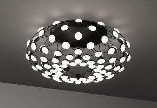 LUCEPLAN MESH 72 LED ceiling D86PLN (Dizajnové stropné svietidlo s LED technológiou.)