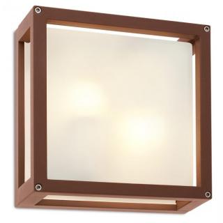 REDO Brick Glass 9893 (Bočné alebo stropné exteriérové svietidlo.)