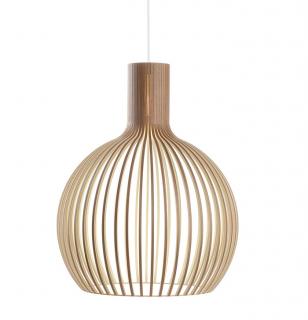 Secto Design Octo 4240 ORECH (Dizajnové svietidlo vyrobené z dreva fínskej brezy.)