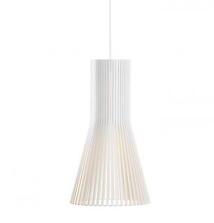 Secto Design Secto SMALL 4201 BIELA (Dizajnové svietidlo vyrobené z dreva fínskej brezy.)