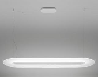 STILNOVO Opti-Line 8490 LED (Elegantné transparentné závesné LED svietidlo - biele.)