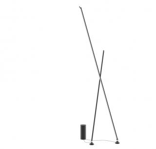 VIBIA Sticks stand-alone floor LED Black 7339 11 /45 (Stojanové španielske LED svietidlo.)
