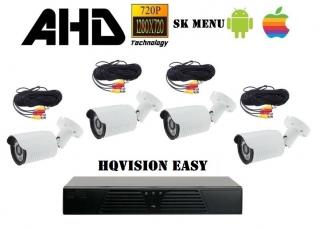 4 kamerový set HQ-VISION EASY 720p AHD DIGITAL
